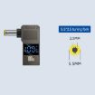 100W Type-C to DC5.5x2.5mm Charging Adapter with Digital Display - 2