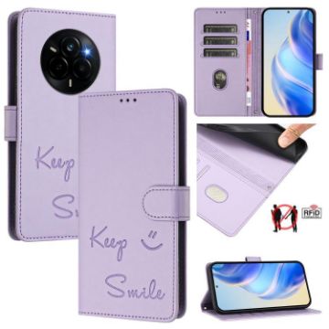 Realme Narzo 80/14 Pro 5G India RFID Leather Case Light Purple - 1
