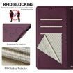 Realme 14x/V70/C75 5G Violet RFID Leather Phone Case - Smile Embossing - 6