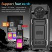 UNIWA M6000 Keypad Phone, 2.4", Dual Flashlights, 4 SIM, SOS, FM, US Plug - 8