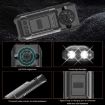 UNIWA M6000 Keypad Phone, 2.4", Dual Flashlights, 4 SIM, SOS, FM, AU Plug - 5