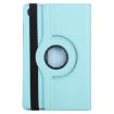 Samsung Galaxy Tab A7 T500 Sky Blue 360 Rotating Leather Case - 3