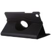Samsung Galaxy Tab A7 T500 360 Rotating Leather Case with Holder - Black - 6