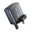 REMAX U2-AC 45W GaN Fast Charger USB Type-C Digital Display UK Plug - 1