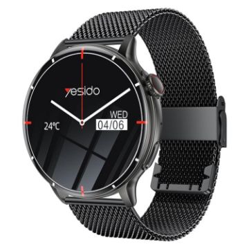 Yesido IO28 Smart Watch - 1.51" Screen, BT Call, Heart Rate Monitor (Black) - 1
