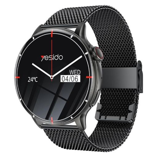 Yesido IO28 Smart Watch - 1.51" Screen, BT Call, Heart Rate Monitor (Black) - 1