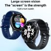 Yesido IO29 Waterproof Smart Watch, 1.39" Screen, BT Call/Heart Rate, Black - 2