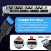 8K DisplayPort DP1.4 Male to Female Cable for Device Testing, 1m Length - 3