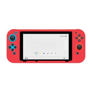 Nintendo Switch Solid Red Silicone Protective Case - Full Coverage - 1