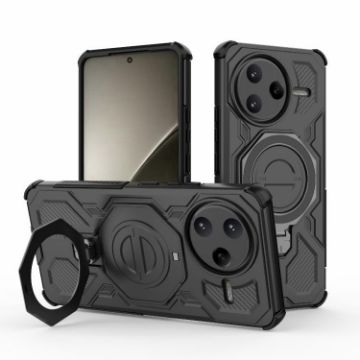 Redmi K80 Pro 5G J-20 Black MagSafe Magnetic TPU+PC Phone Case - 1