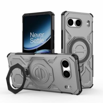 OnePlus Nord 4 5G Grey MagSafe Magnetic TPU+PC Phone Case Global J-20 - 1