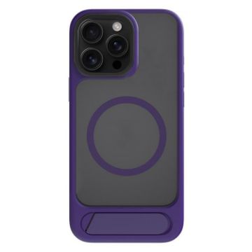 iPhone 15 Pro Max Kalebol MagSafe Tilt Holder Case Purple - 1