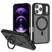 iPhone 17 Pro Max Kalebol MagSafe Rotating Holder Hybrid Case Black - 1