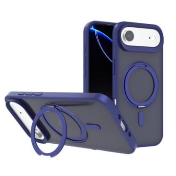 iPhone 17 Air Kalebol Rotating Holder MagSafe Case Blue PC TPU Hybrid - 1