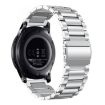 16mm Silver Titanium Alloy Watch Band with Three Beads Flat Buckle - 2