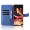 Meizu Note 16 5G Blue Diamond Texture Leather Phone Case - 4