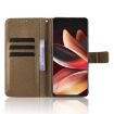 Meizu Note 16 5G Brown Diamond Texture Leather Phone Case - 4