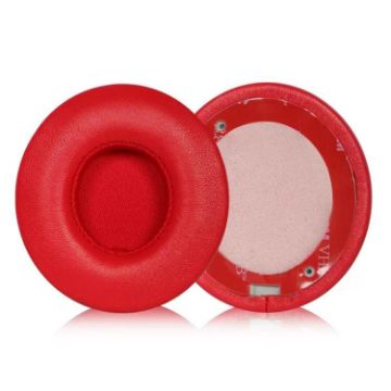 Replacement Lambskin Earpads for Beats Solo3/Solo2 Wireless - Red (1 Pair) - 1