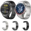 Huawei Watch GT 5 46mm Stainless Steel Band, Silver Bamboo Joint - 4