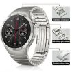 Huawei Watch GT 5 46mm Stainless Steel Band, Silver Bamboo Joint - 6