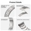 Huawei Watch GT 5 46mm Stainless Steel Band, Silver Bamboo Joint - 7