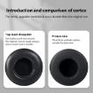Protein Leather Earpads for Beats Studio Pro - 2pcs Replacement (Black) - 5