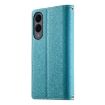 Samsung Galaxy S25 Edge 5G Blue Leather Wallet Case with Strap - 3