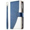 Samsung Galaxy S24/S25 5G Leather Wallet Case with Strap - Dark Blue - 2