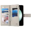 Samsung Galaxy S22 5G Dark Blue Leather Wallet Case with Strap - 4
