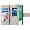 Samsung Galaxy S21 Ultra 5G White Leather Wallet Case with Strap - 4