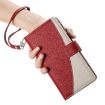 Samsung Galaxy S21 Ultra 5G Red Leather Wallet Case with Strap - 7