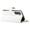 Samsung Galaxy S21 5G Leather Wallet Case with Strap - White - 5
