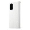 Samsung Galaxy S20+ White Leather Wallet Case with Strap & Card Slots - 3