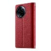 Realme 11 5G/11x/C67 5G/Narzo 60x Red Leather Wallet Phone Case - 3