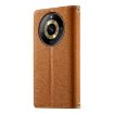 Realme 11 Pro/11 Pro+ Brown Leather Wallet Case with Strap & Multi-card Slots - 3