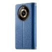 Realme 11 Pro/11 Pro+ Dark Blue Leather Wallet Case with Strap - 3