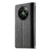 Realme 12/12x/C65 5G Leather Wallet Phone Case with Strap - Black - 3
