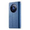 Realme 12 Pro/12 Pro+ Dark Blue Leather Wallet Phone Case with Strap - 3