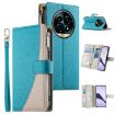 Realme 13 Pro/13 Pro+ Blue Leather Wallet Phone Case with Strap - 1
