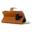 Realme 14 Pro+ Brown Leather Wallet Phone Case with Strap - 5