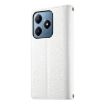 Realme C63/C61 4G Wallet Leather Phone Case with Strap - White - 3