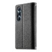 Realme C65 4G Black Leather Wallet Phone Case with Strap - 3