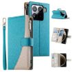 Xiaomi 15 Pro Blue Leather Wallet Phone Case with Strap & Multi-card Slots - 1
