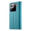 Xiaomi 15 Pro Blue Leather Wallet Phone Case with Strap & Multi-card Slots - 3