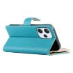 Redmi 12/Note 12R Wallet Leather Phone Case with Strap - Blue - 5