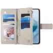 Redmi 12/Note 12R Leather Wallet Phone Case with Strap - Dark Blue - 4