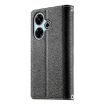 Redmi 13/5G, Poco M6 4G Wallet Leather Phone Case with Strap (Black) - 3
