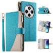 Redmi 14C/14R/A4 5G/A3 Pro Leather Wallet Case with Strap - Blue - 1