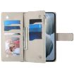 Redmi K70E/Poco X6 Pro Blue Leather Wallet Phone Case with Strap - 4