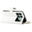 Redmi K70E/Poco X6 Pro White Leather Wallet Phone Case with Strap - 5